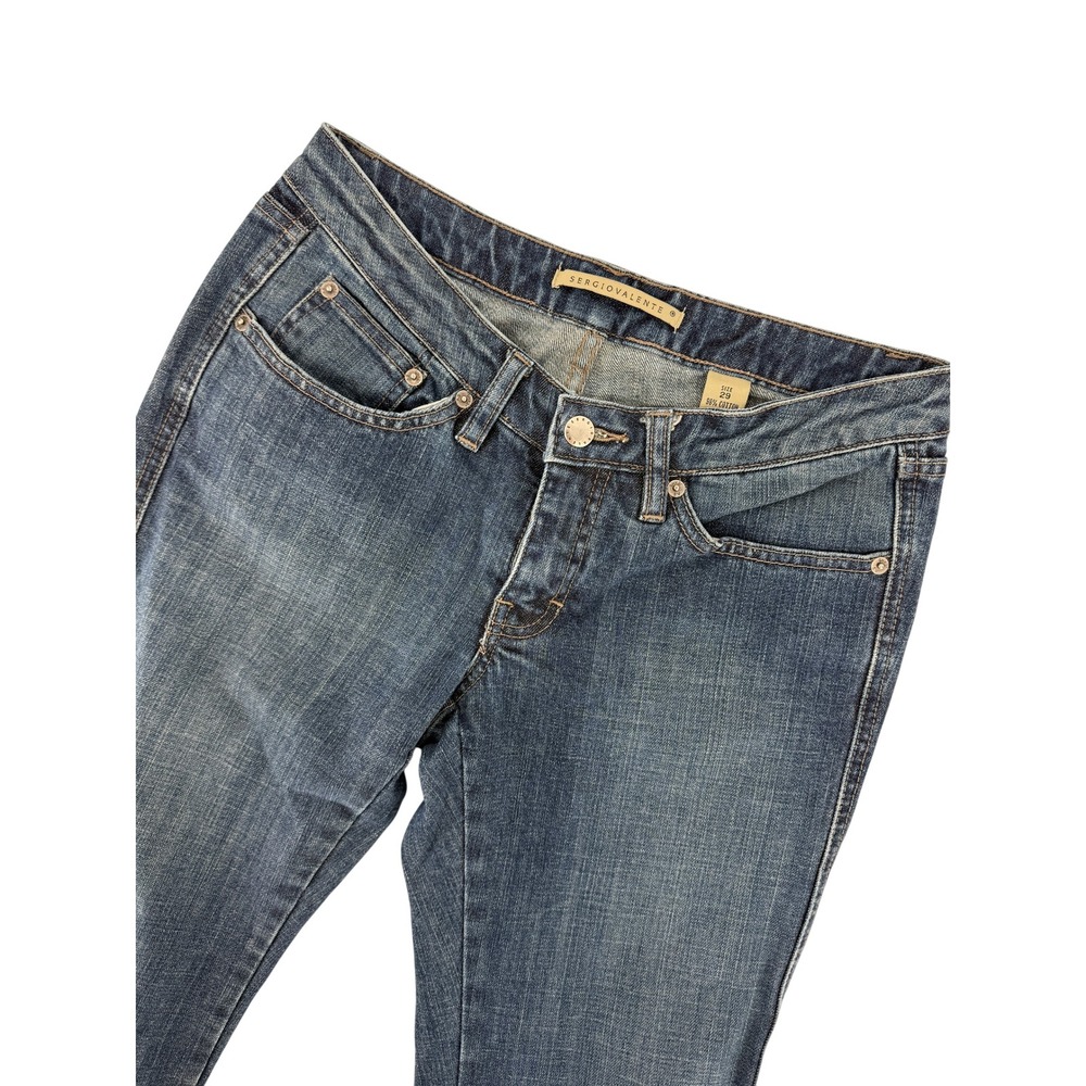 Sergio‎ Valente 90's Flare Leg Jeans Womens 29 Med Denim Y2K Vintage
